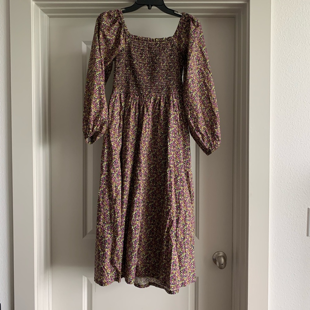 Organic cotton daydream dress in Liberty® Busy Izzy - Picture 6 of 11